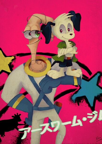 Earthworm Jim and Peter Puppy photo