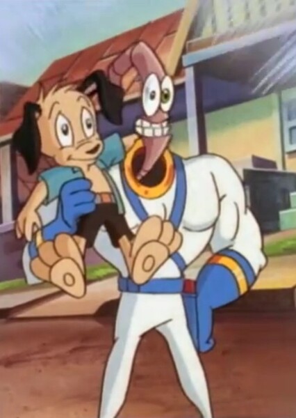 Earthworm Jim and Peter Puppy photo