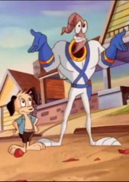 Earthworm Jim and Peter Puppy photo