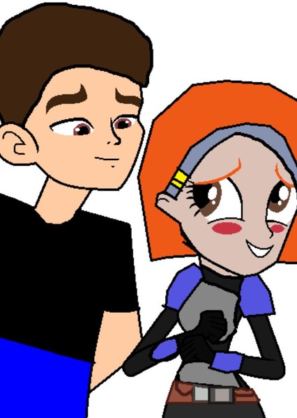 Ed Tucker and Bo-Katan Kryze photo