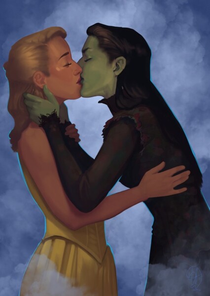 Elphaba and Glinda photo