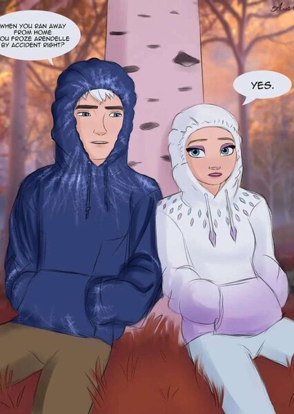 Elsa & jack frost photo