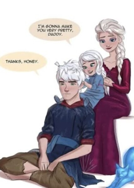 Elsa & jack frost photo