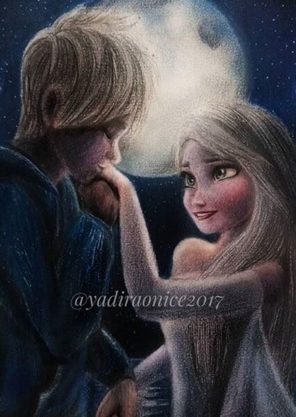 Elsa & jack frost photo
