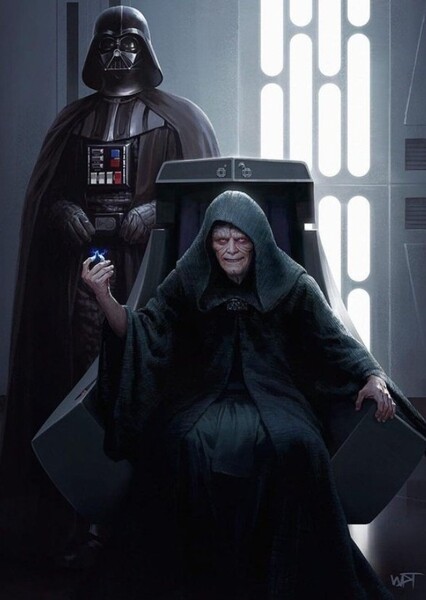 Emperor Palpatine and Darth Vader photo