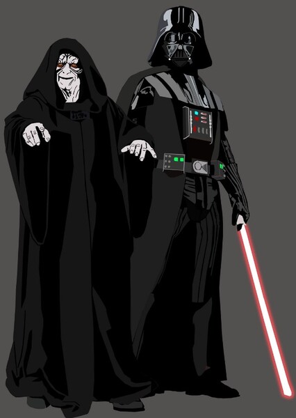 Emperor Palpatine and Darth Vader photo