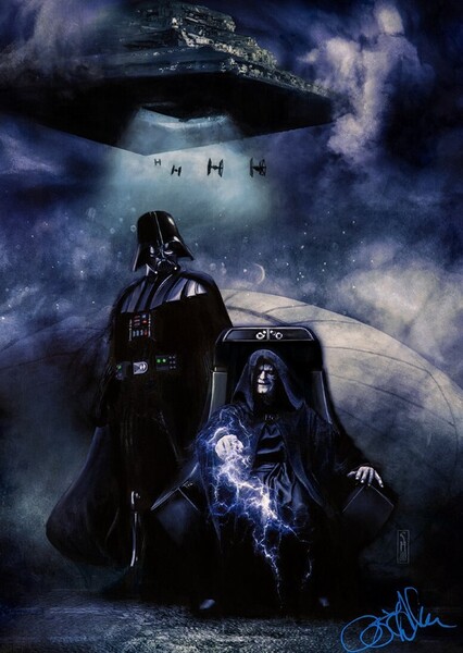 Emperor Palpatine and Darth Vader photo