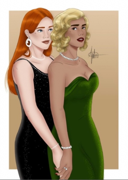 Evelyn and Celia photo