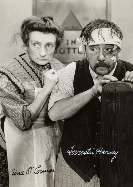 Forrester Harvey and Una O'Connor