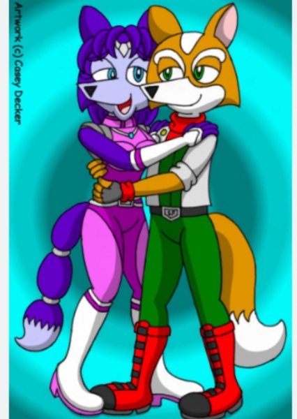Fox McCloud and Krystal photo