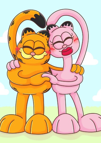 Garfield and Arlene photo