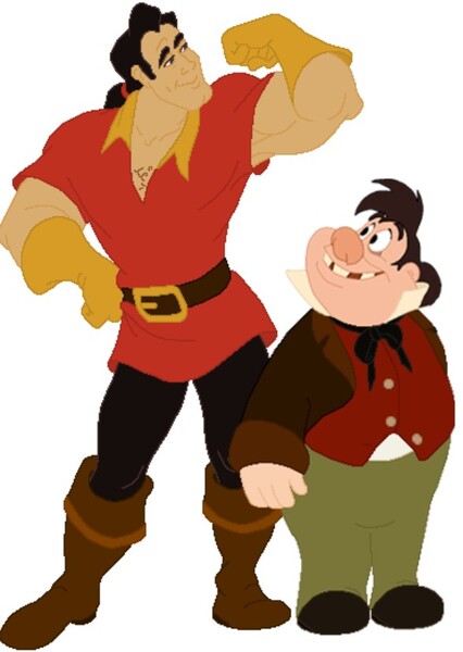 Gaston and Lefou photo