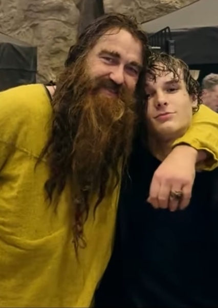 Gerard Butler and Mason Thames