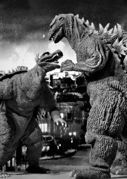 Godzilla and Anguirus photo