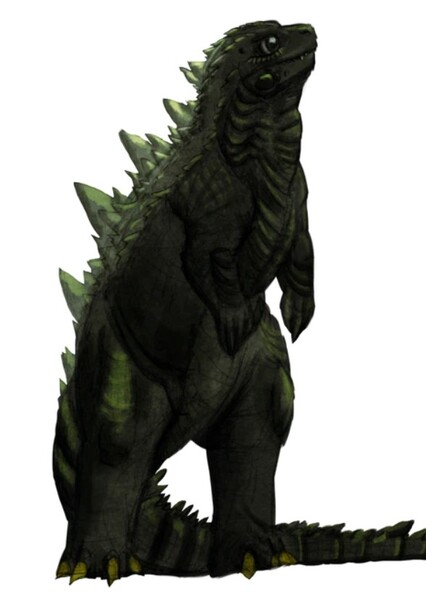 Godzilla Jr. (Monsterverse fanmade drawing)