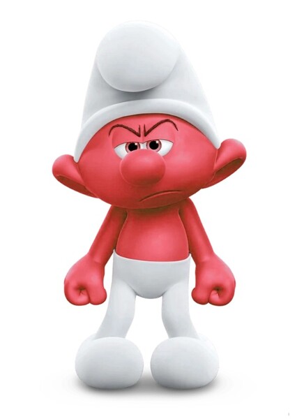 Grouchy Smurf photo