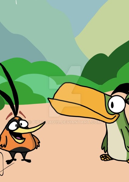 Hal and Bubbles (Angry Birds) photo