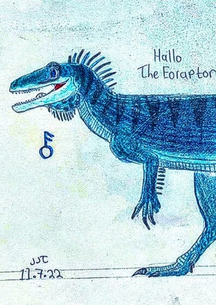 Hallo the Eoraptor photo