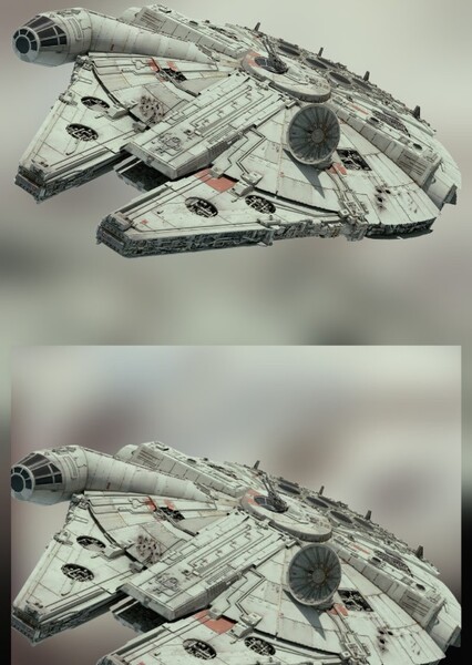 Han Solo and Chewbacca's Millennium Falcon photo