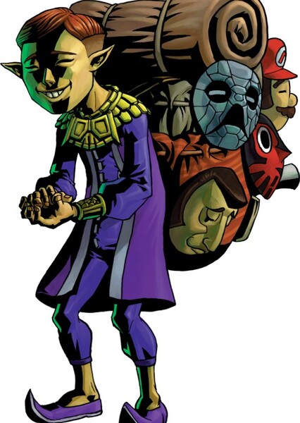 Happy Mask Salesman