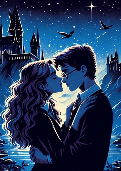 Harry and Hermione photo