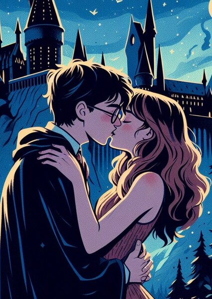 Harry and Hermione photo