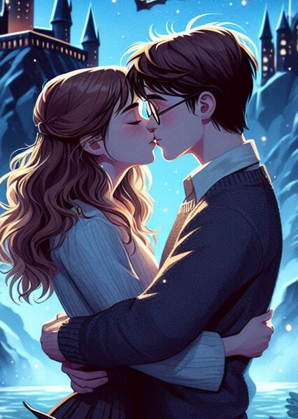 Harry and Hermione photo