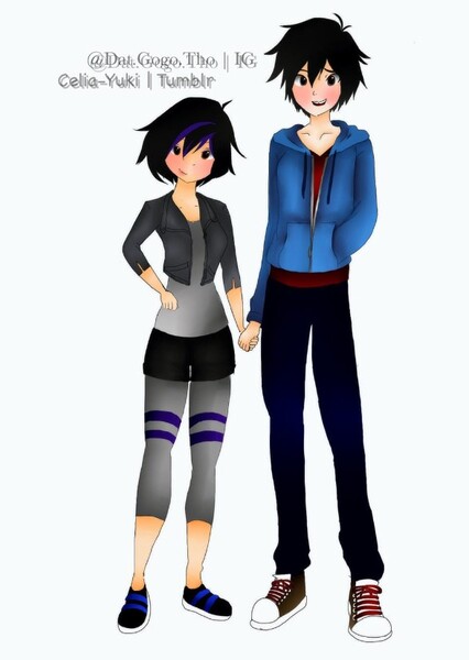 Hiro Hamada and GoGo Tomago photo