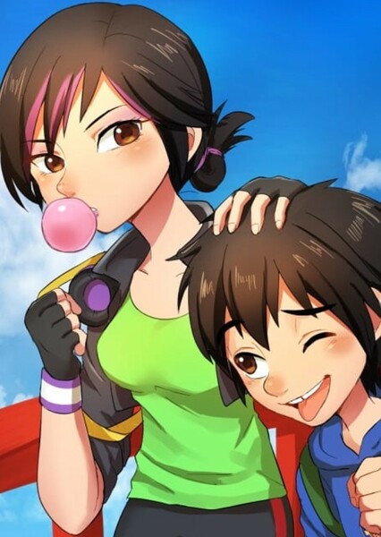 Hiro Hamada and GoGo Tomago photo