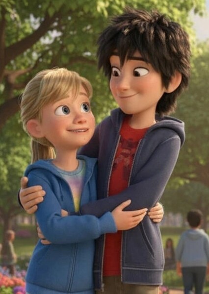 Hiro Hamada and Riley Andersen