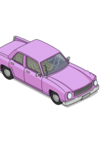 Homer Simpson's Pink Sedan