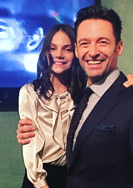 Hugh Jackman and Dafne Keen photo
