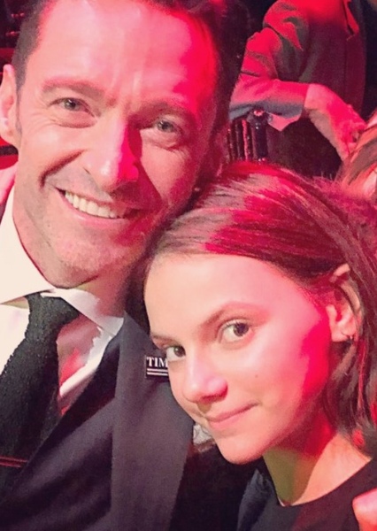 Hugh Jackman and Dafne Keen photo