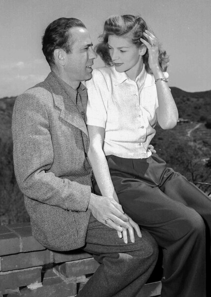 Humphrey Bogart and Lauren Bacall