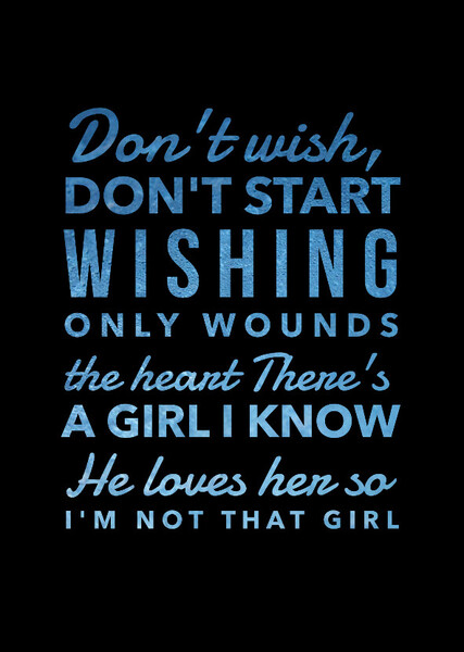 I'm Not That Girl