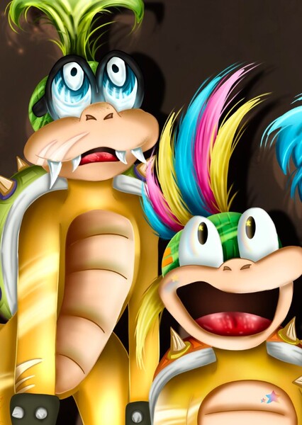 Iggy and Lemmy Koopa photo