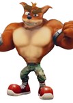 Ike Amadi as Crunch Bandicoot in Video Game Voices