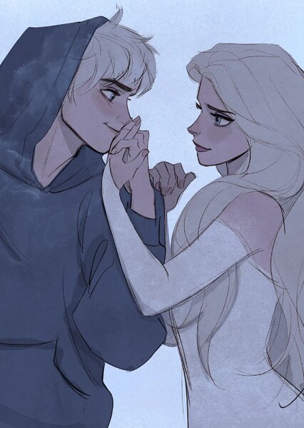 Jack Frost and Elsa photo