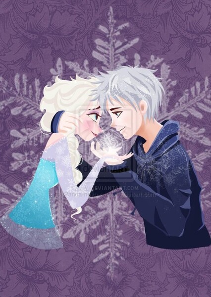 Jack Frost and Elsa photo