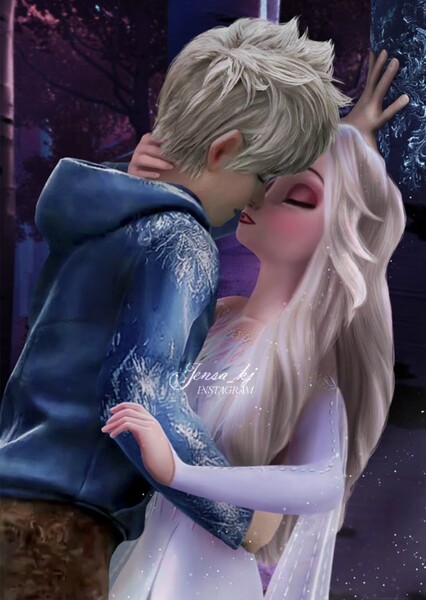 Jack Frost and Elsa photo