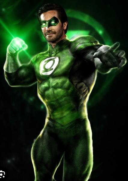 Jake Gyllenhaal/Green Lantern-Hal Jordan as Green Lantern in Green Lantern: Hal Jordon (2004)
