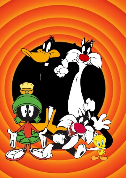 Daffy, Sylvester, Sylvester Jr., Tweety and Marvin