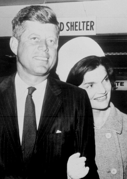 John F. Kennedy and Jackie Kennedy photo