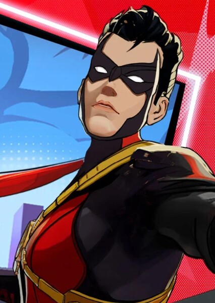 John Omohundro as Red Robin in The Batfamily The Animated Cast