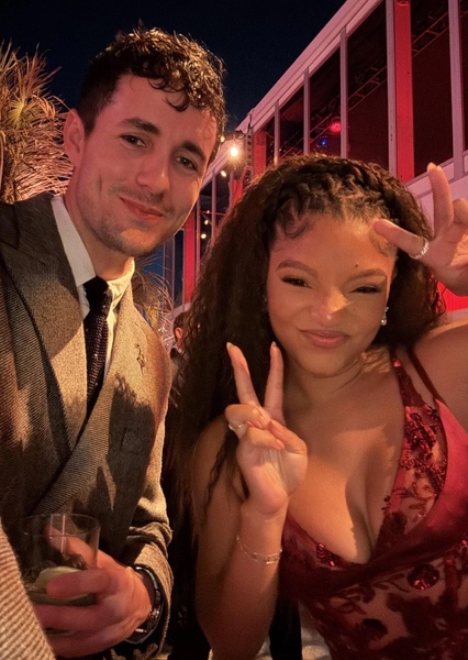 Jonah Hauer-King and Halle Bailey photo