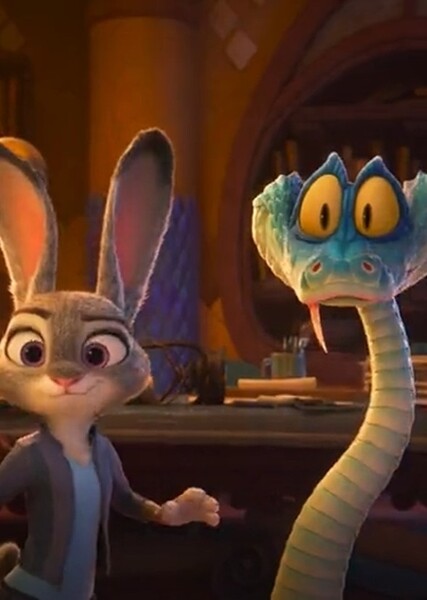 Judy Hopps and Gary De'Snake