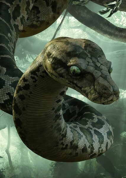 Kaa (Scarlett Johansson) photo