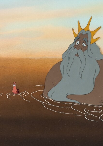 King Triton and Sebastian photo