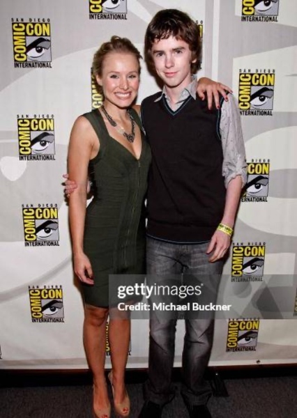 Kristen Bell and Freddie Highmore photo
