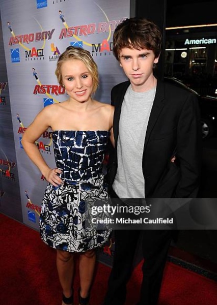 Kristen Bell and Freddie Highmore photo